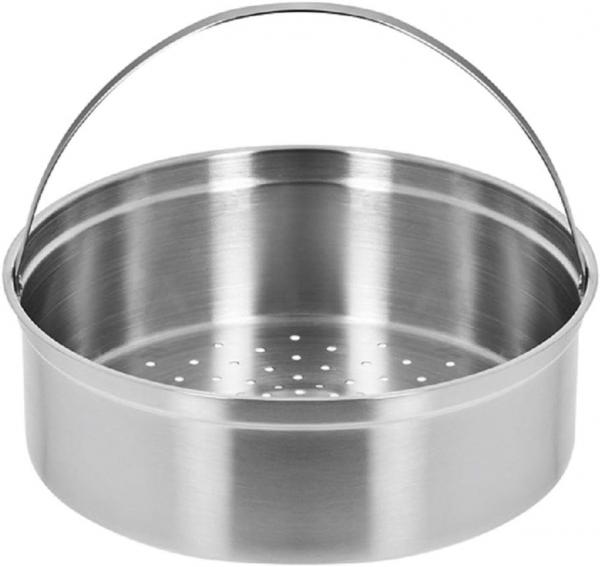 Dünsteinsatz mit Löchern Ø 22 cm mit einer Höhe von 5,5 cm - rostfreier Edelstahl
